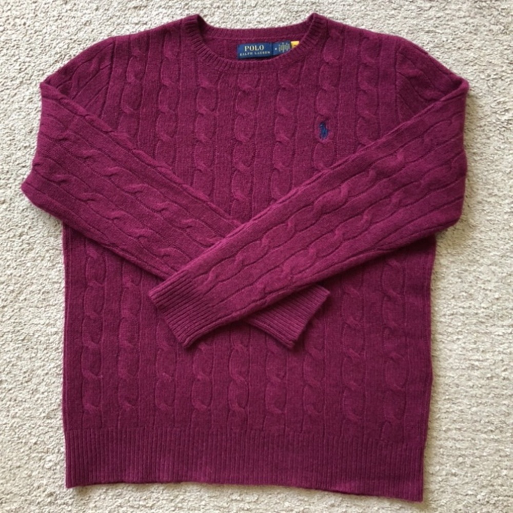 Polo Ralph Lauren Crewneck Sweater / Wool and Cashmere blend. NWOT.